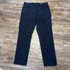 RLX Ralph Lauren Pants Mens 34x30 Black Tailored Fit Performance Twill Golf